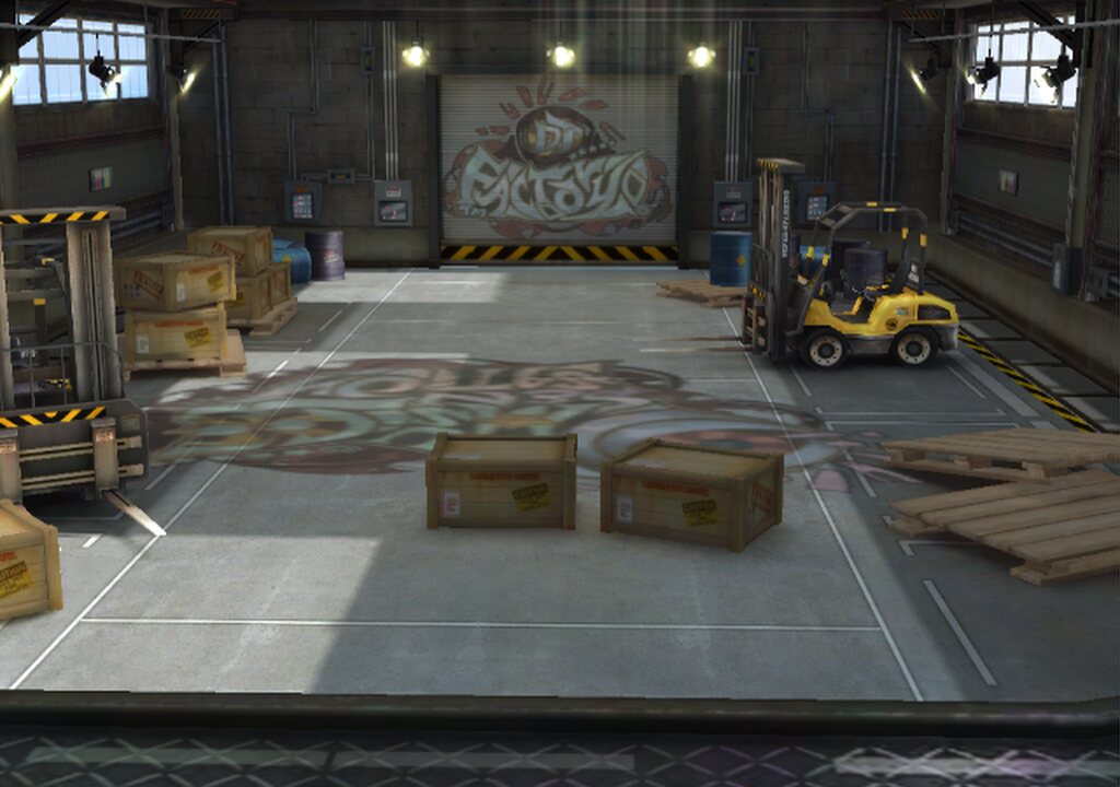 Loading dock - real-time 3D with shadows