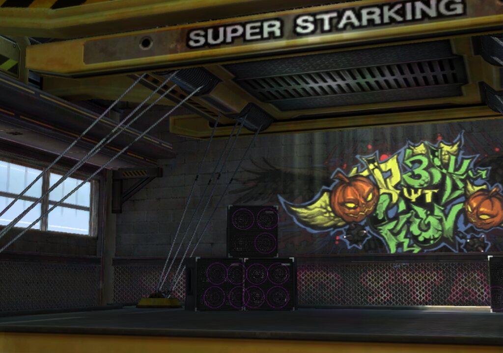The stage hall - 'SUPER STARKING'